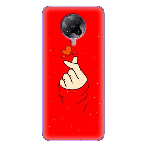 Чехол с рисунком «Сердце на красном» для Xiaomi POCO F2 Pro Чехол с рисунком «Сердце на красном» для Xiaomi POCO F2 Pro
