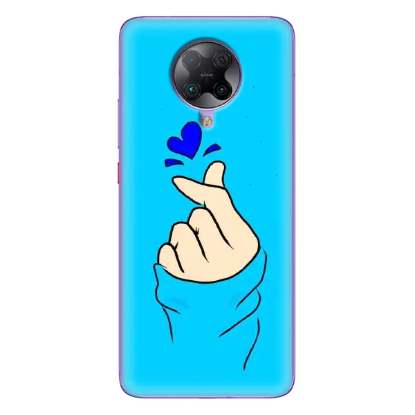 Чехол с рисунком «Сердце на синем» для Xiaomi POCO F2 Pro Чехол с рисунком «Сердце на синем» для Xiaomi POCO F2 Pro