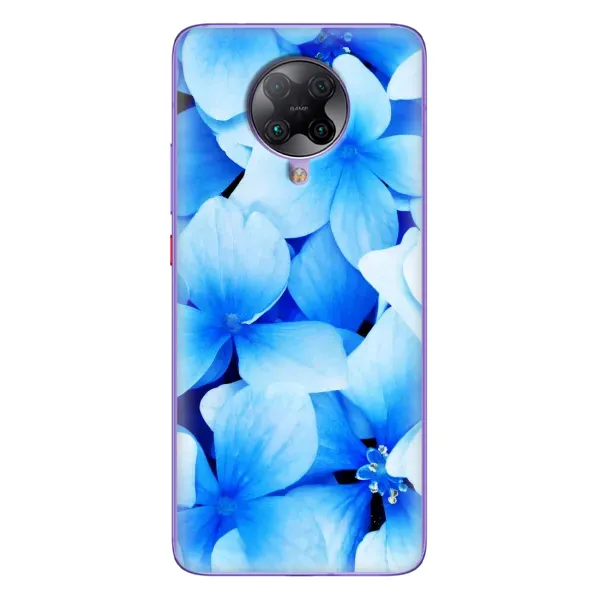 Чехол с рисунком «Синие цветы» для Xiaomi POCO F2 Pro Чехол с рисунком «Синие цветы» для Xiaomi POCO F2 Pro