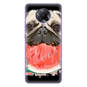 Чехол (ТПУ) Милые собачки для Xiaomi POCO F2 Pro (Смешной Мопс)