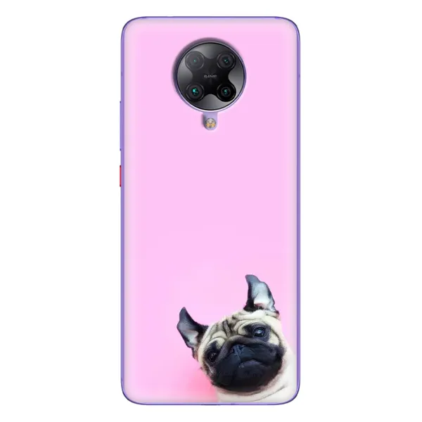 Чехол с рисунком «Собака на розовом» для Xiaomi POCO F2 Pro Чехол с рисунком «Собака на розовом» для Xiaomi POCO F2 Pro