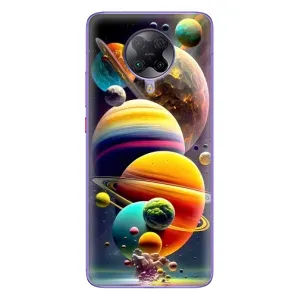Чехол (ТПУ) с планетами на Xiaomi POCO F2 Pro (Солнечна система)