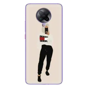 Силиконовый Чехол на Xiaomi POCO F2 Pro с картинкой Стильных Девушек (Стильная)