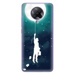 Чехол (ТПУ) с планетами на Xiaomi POCO F2 Pro (To The moon)