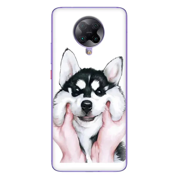 Чехол с рисунком «Собака Хаски» для Xiaomi POCO F2 Pro Чехол с рисунком «Собака Хаски» для Xiaomi POCO F2 Pro