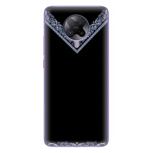 Силиконовый Чехол на Xiaomi POCO F2 Pro (Воротник вышиванки)