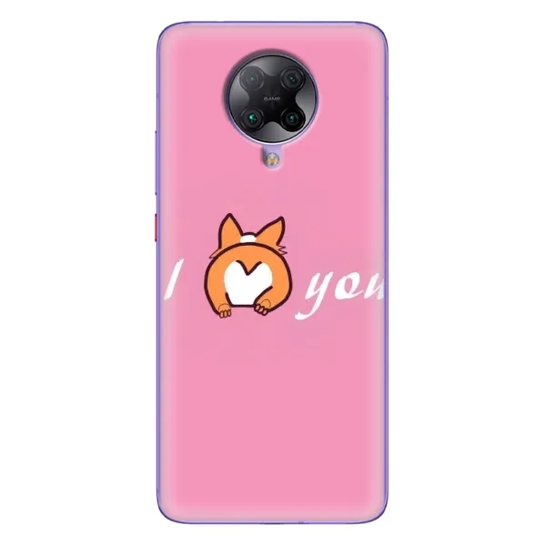 Чехол с рисунком «Я тебя люблю» для Xiaomi POCO F2 Pro Чехол с рисунком «Я тебя люблю» для Xiaomi POCO F2 Pro