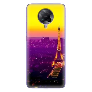 Чехол с Эйфелевой башней на Xiaomi POCO F2 Pro (Яркая башня)