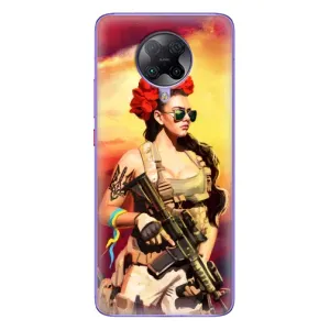 ЗСУ Чехлы (TPU) для Xiaomi POCO F2 Pro (Женщина солдат)