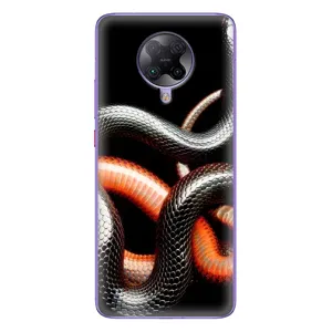 Чехлы с изображением разных животных для Xiaomi POCO F2 Pro (Змея)