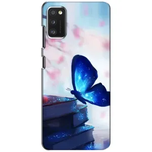Силіконовий бампер з картинкою звірів для Xiaomi POCO M3 (Метелик синій)