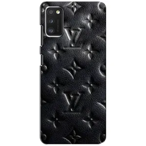 Текстурный Чехол Louis Vuitton для Поко М3 (Черный ЛВ)