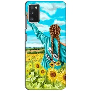 Чехол Стильные девушки на Xiaomi POCO M3 (Девушка на поле)