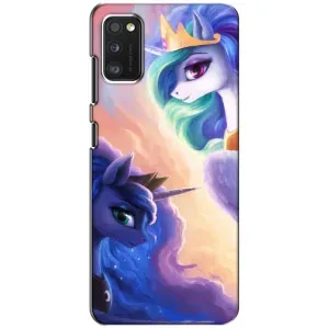 Чехол Unicorn на Xiaomi POCO M3 (Единорожки на тучках)
