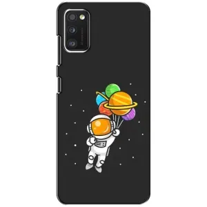 Силиконовый Чехол с принтом "Космонавты" на Xiaomi POCO M3 (Космонавт с шариками)