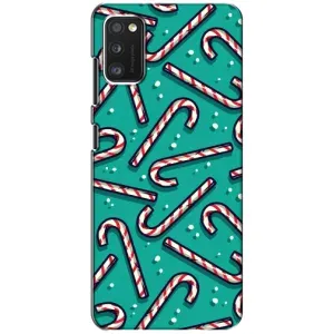 Силиконовый бампер на рождество для Xiaomi POCO M3 (Леденцы)