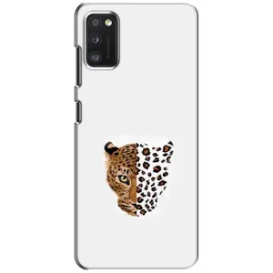 Чехол с леопардовым принтом на Xiaomi POCO M3 (Леопард на белом)