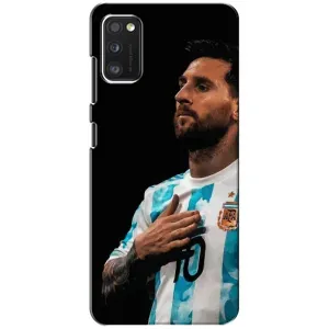 Чехлы Лео Месси Аргентина для Xiaomi POCO M3 (Месси Капитан)