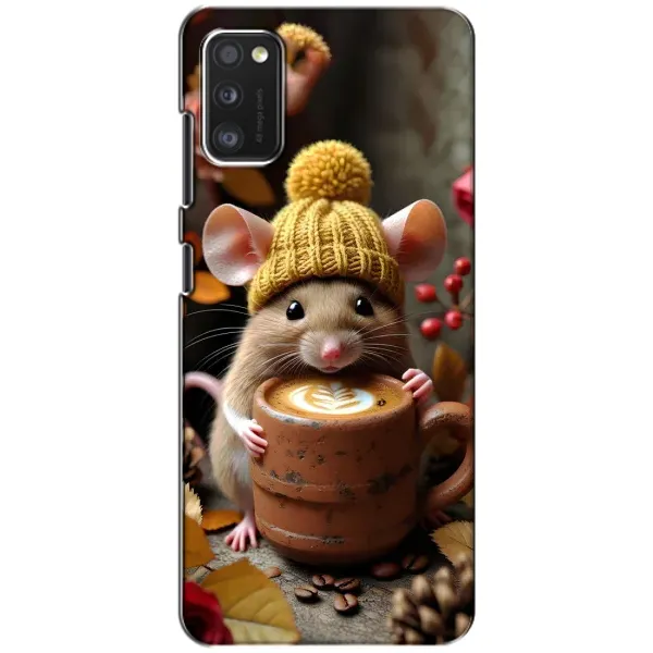 Чехол с рисунком «Мышка с кофе» для Xiaomi POCO M3 Чехол с рисунком «Мышка с кофе» для Xiaomi POCO M3