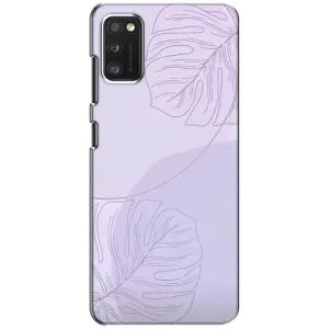 Чохол квітковий дизайн для Xiaomi POCO M3 (Монстера фіолетова)