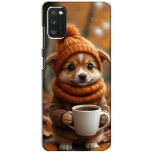 Друкований чохол 'Звірята з кавою' для Xiaomi POCO M3 (Песик з кавою)