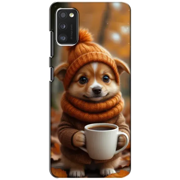 Чехол с рисунком «Собачка с кофе» для Xiaomi POCO M3 Чехол с рисунком «Собачка с кофе» для Xiaomi POCO M3