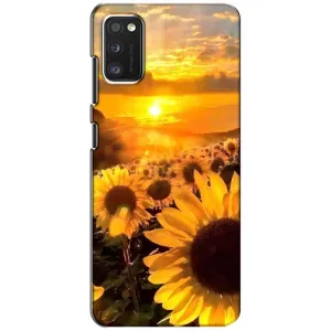 Чохол з Квітами для Xiaomi POCO M3 (поле соняшників)