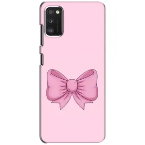 Чехол банты для Xiaomi POCO M3 (Розовый бантик)