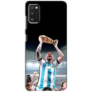 Чехлы Лео Месси Аргентина для Xiaomi POCO M3 (Счастливый Месси)