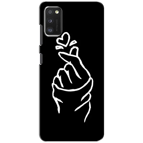 Чехол с рисунком «Сердце на черном» для Xiaomi POCO M3