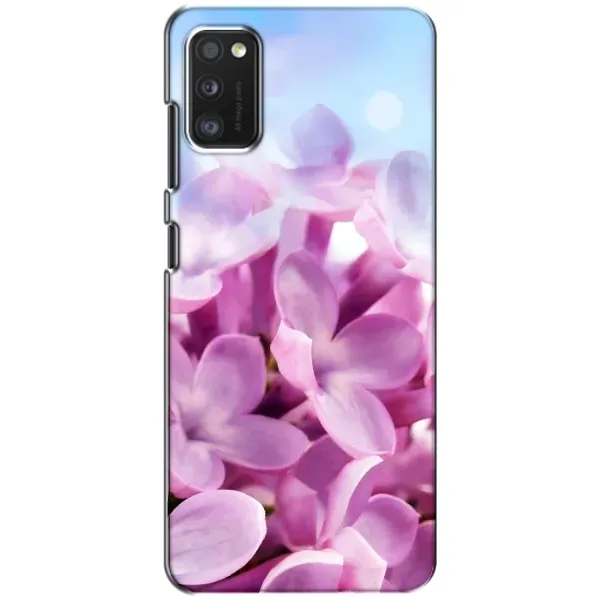 Чехол с рисунком «Сиреневые цветы» для Xiaomi POCO M3