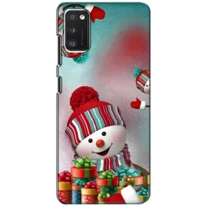 Чохли на Новий Рік Xiaomi POCO M3 (Сніговик в шапці)