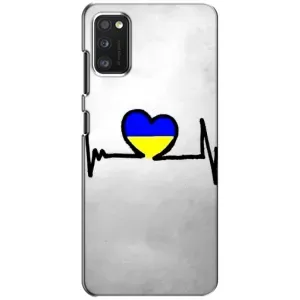 Силиконовый Чехол на Xiaomi POCO M3 (Я-Украина) (Украинская кардиограмма)