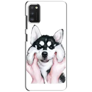 Бампер для Xiaomi POCO M3 з картинкою "Песики" (Собака Хаскі)