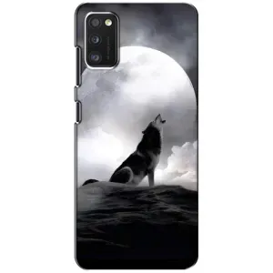Чохол з Вовком на Xiaomi POCO M3 (Вовк і місяць)