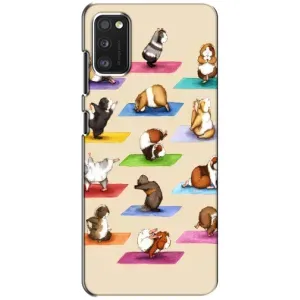 Чехол с Прикольным принтом на Xiaomi POCO M3 (Ёга свинок)