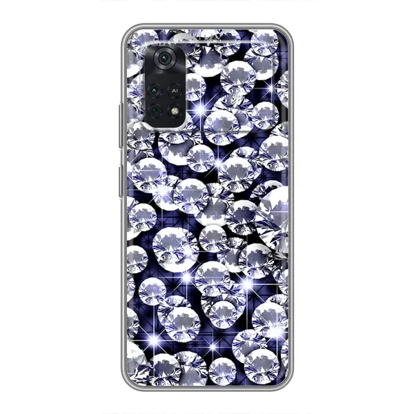 Чехол с рисунком «Бриллианты» для Xiaomi POCO M4 Pro 4G Чехол с рисунком «Бриллианты» для Xiaomi POCO M4 Pro 4G