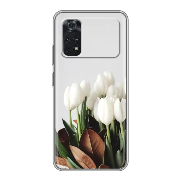Чехол с рисунком «Букет тюльпанов» для Xiaomi POCO M4 Pro 4G Чехол с рисунком «Букет тюльпанов» для Xiaomi POCO M4 Pro 4G