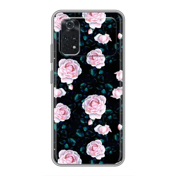 Чехол с рисунком «Чайные розы» для Xiaomi POCO M4 Pro 4G Чехол с рисунком «Чайные розы» для Xiaomi POCO M4 Pro 4G