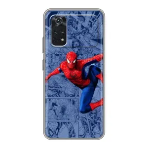 Силіконовий Чохол для Xiaomi POCO M4 Pro 4G (Людина павук)