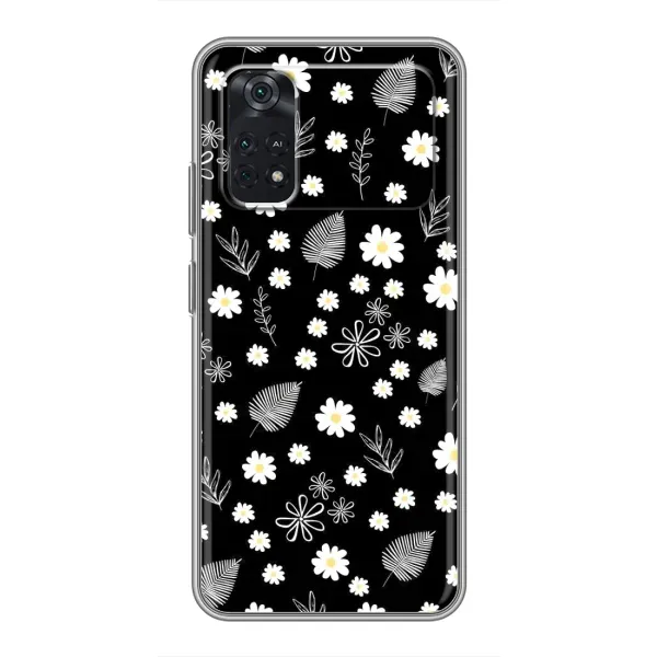 Чехол с рисунком «цветение на чорном» для Xiaomi POCO M4 Pro 4G Чехол с рисунком «цветение на чорном» для Xiaomi POCO M4 Pro 4G