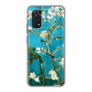 Чехол с принтом САКУРЫ на Xiaomi POCO M4 Pro 4G (Цветение Сакуры)