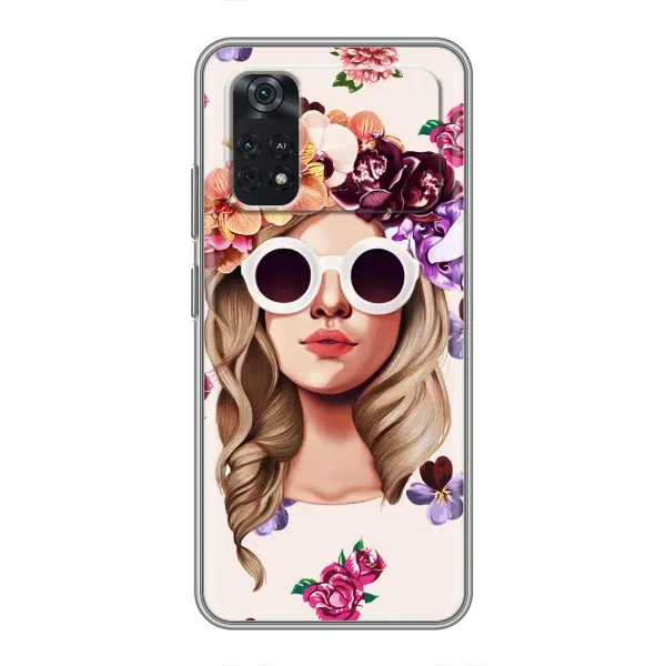 Чехол с рисунком «Девушка в очках» для Xiaomi POCO M4 Pro 4G Чехол с рисунком «Девушка в очках» для Xiaomi POCO M4 Pro 4G