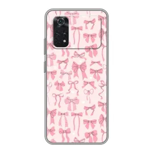 Чохол банти для Xiaomi POCO M4 Pro 4G (Фон бантики)