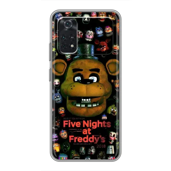 Чехол с рисунком «Freddy» для Xiaomi POCO M4 Pro 4G Чехол с рисунком «Freddy» для Xiaomi POCO M4 Pro 4G