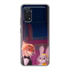 Силиконовый чехол с принтом Зоотрополіс для Xiaomi POCO M4 Pro 4G (Главные герои)