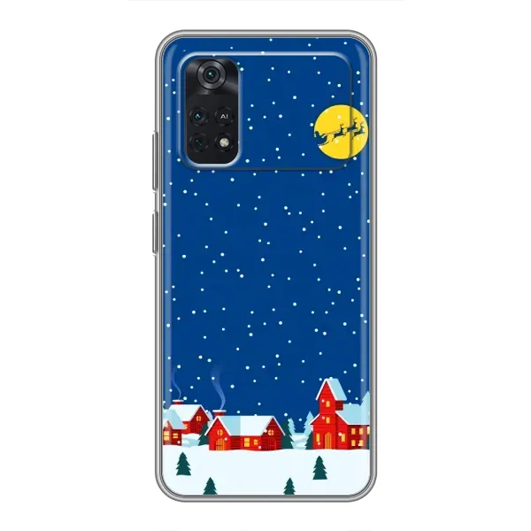 Чехол с рисунком «Город в снегу» для Xiaomi POCO M4 Pro 4G Чехол с рисунком «Город в снегу» для Xiaomi POCO M4 Pro 4G