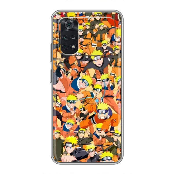 Чехол с рисунком «Коллаж Наруто» для Xiaomi POCO M4 Pro 4G Чехол с рисунком «Коллаж Наруто» для Xiaomi POCO M4 Pro 4G