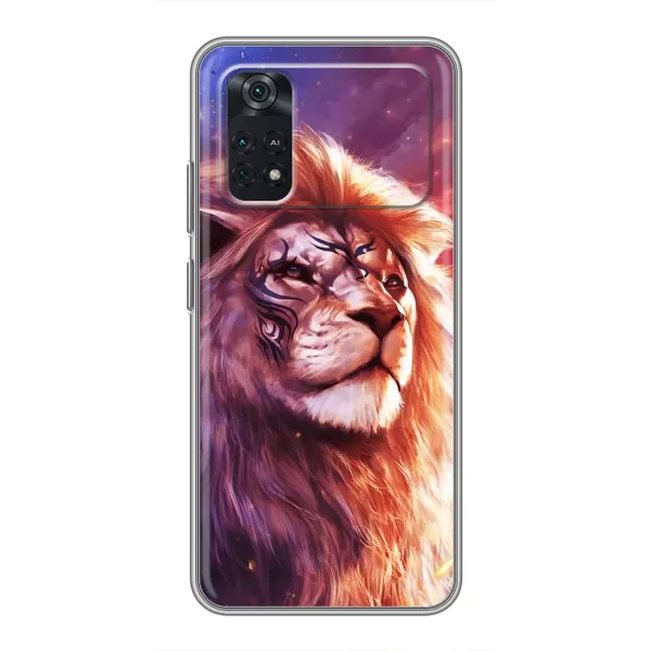 Чохол з малюнком «Кольоровий ЛЕВ» для Xiaomi POCO M4 Pro 4G Чохол з малюнком «Кольоровий ЛЕВ» для Xiaomi POCO M4 Pro 4G