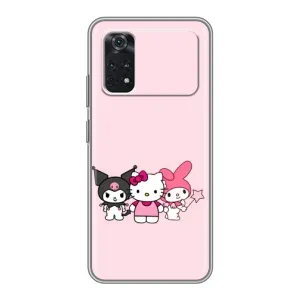 Чехол с персонажем Куроми на Xiaomi POCO M4 Pro 4G (Куроми Мелоди Китти)